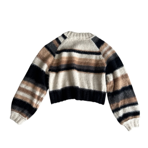 Free People Snow Bird Sweater in Caramel Size Small NWT - Picture 2 of 6